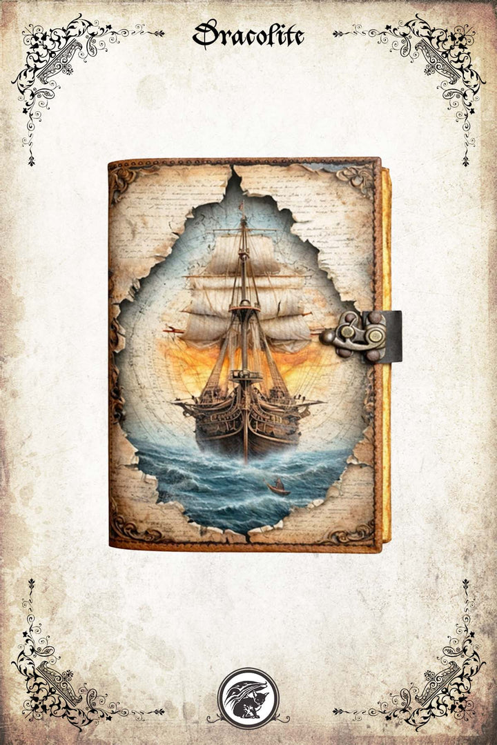 Journal en Cuir - Bâteau à Voile
