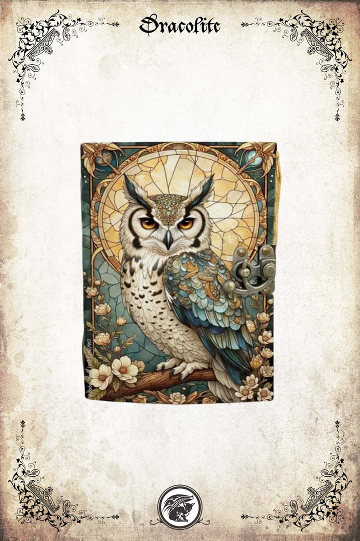 Journal en Cuir - Hibou