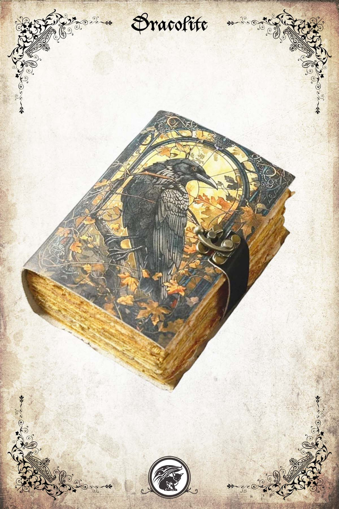 Journal en Cuir - Corbeau