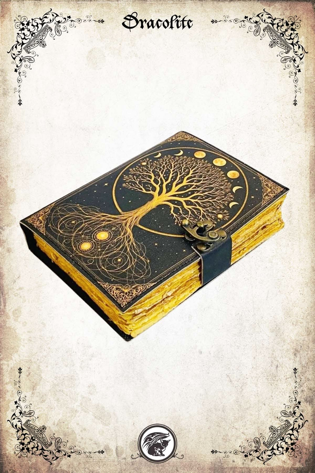 Journal en Cuir - Arbre Lunaire
