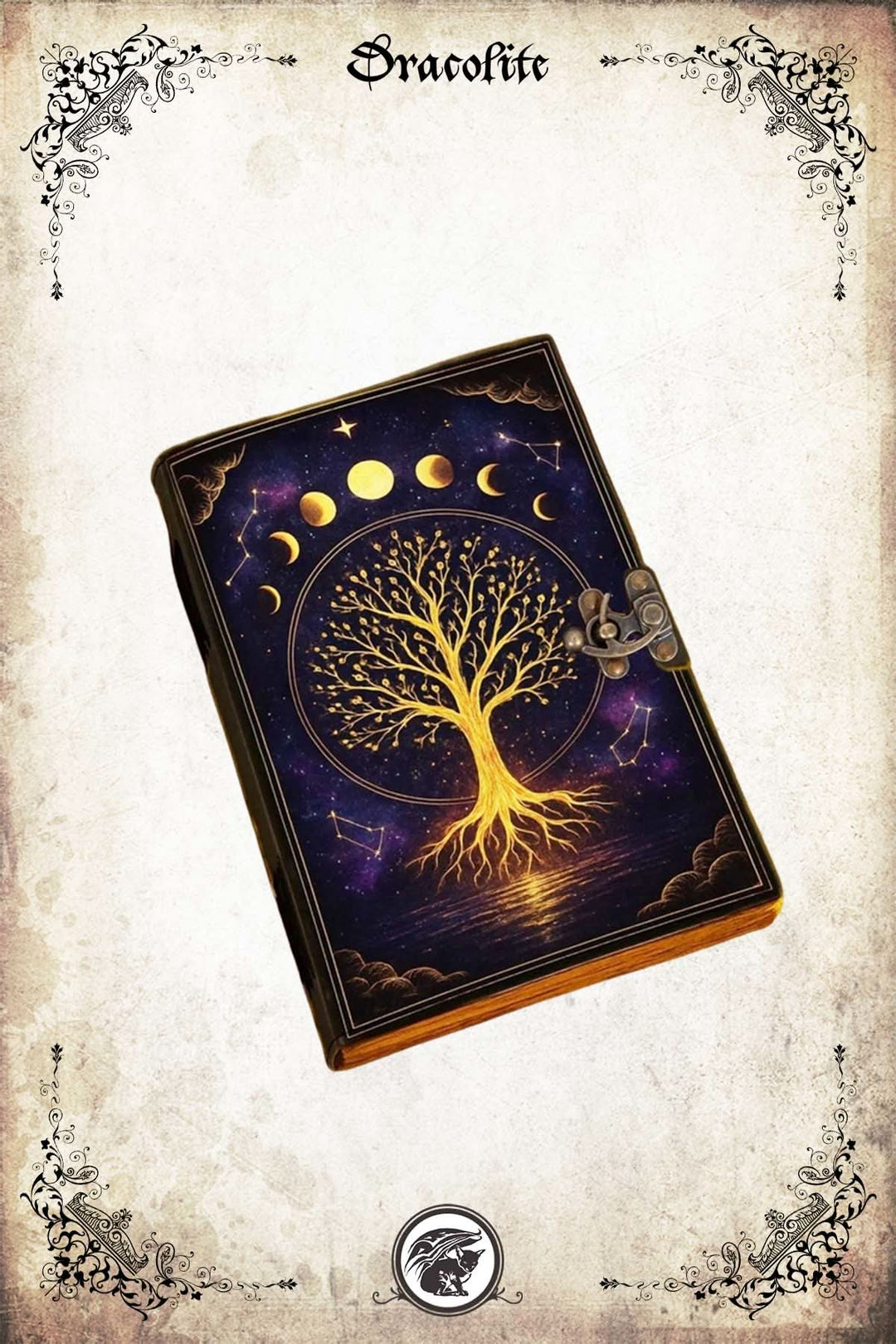 Journal en Cuir - Arbre Lunaire