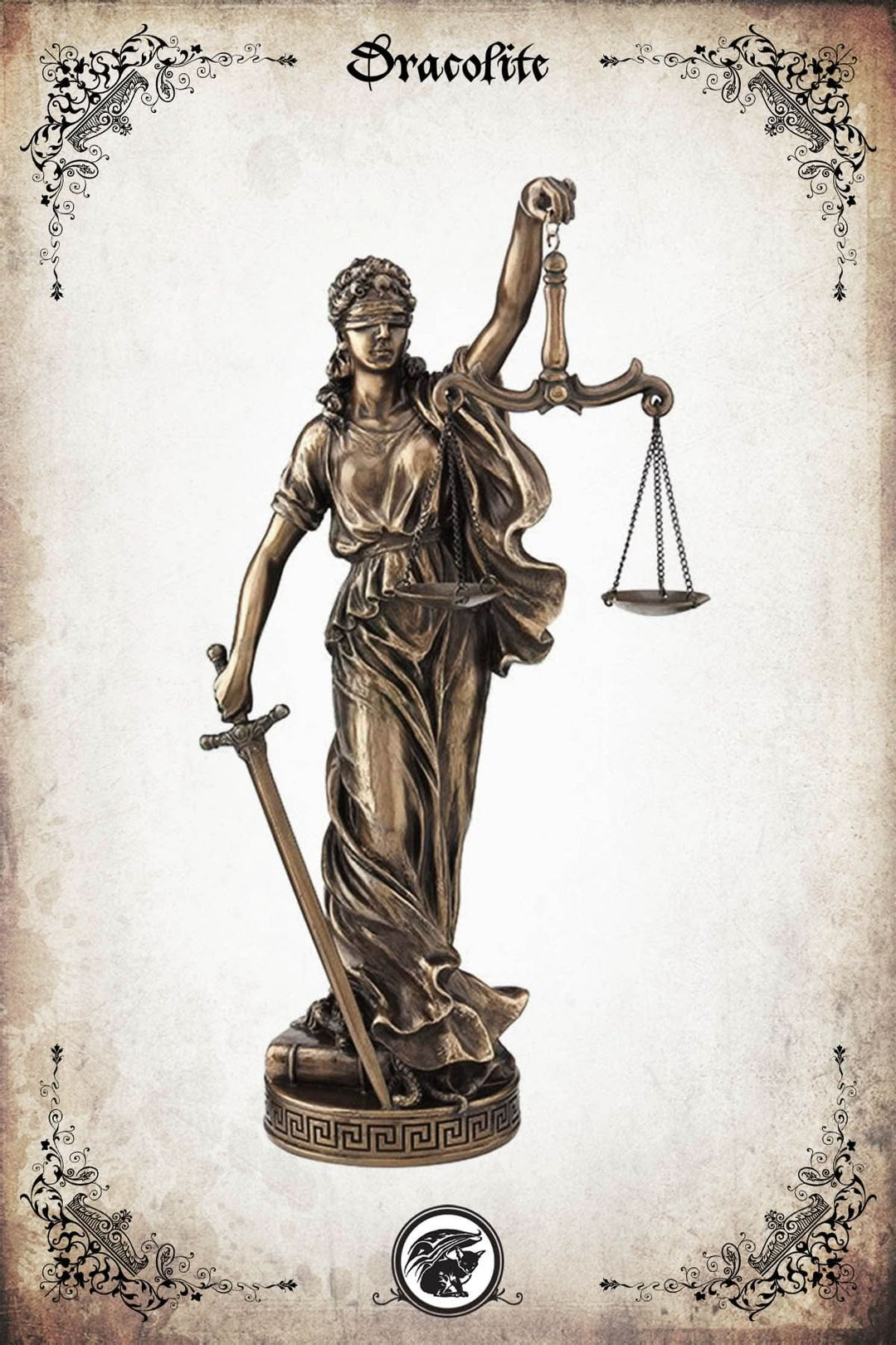 Justice with Scales Figurine