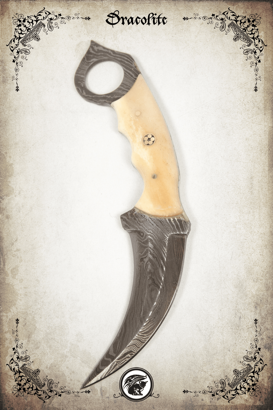 Couteau Karambit Double tranchant