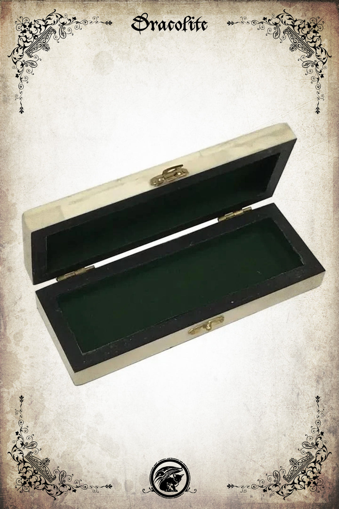 Coffret Squelette – boîte rectangulaire macabre