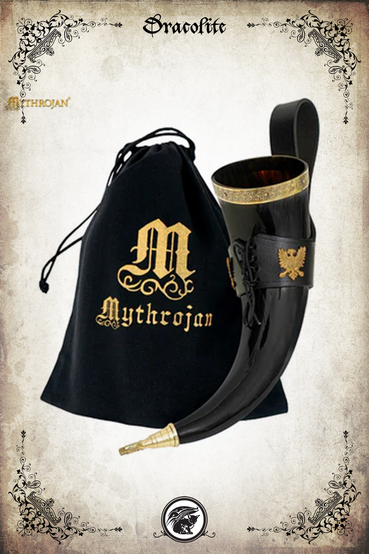Red Witch Drinking Horns