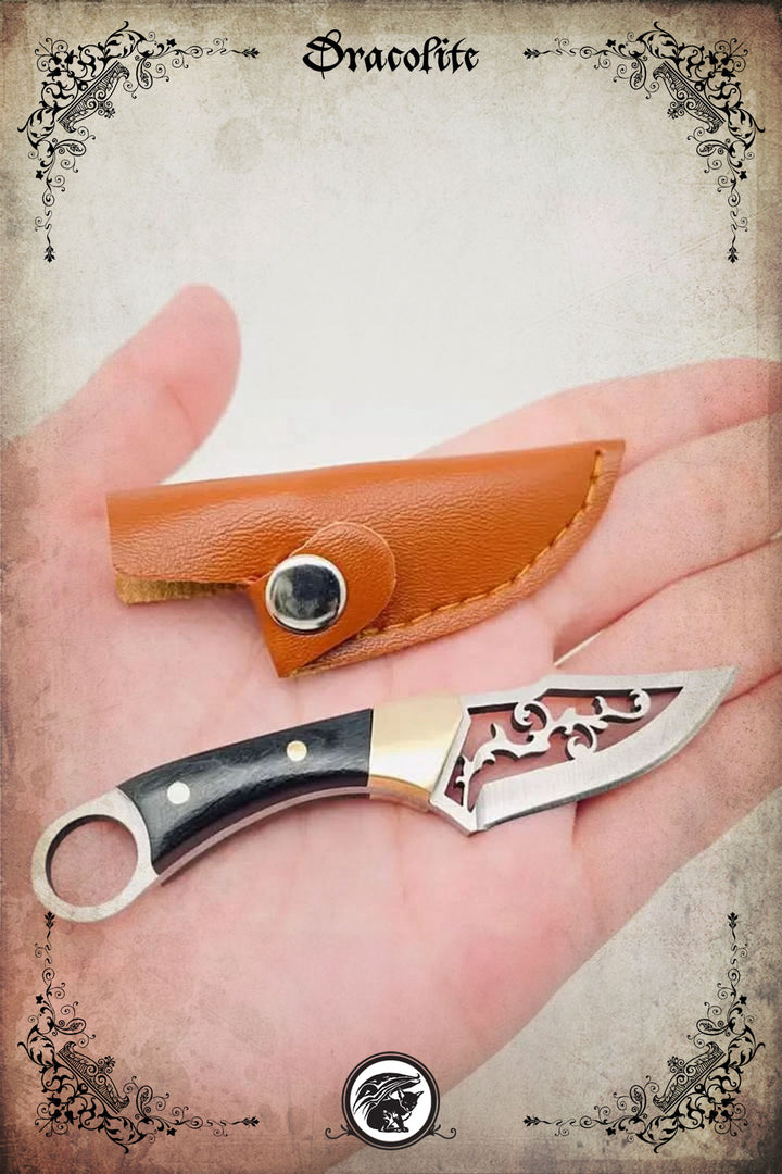 Couteau lame creuse