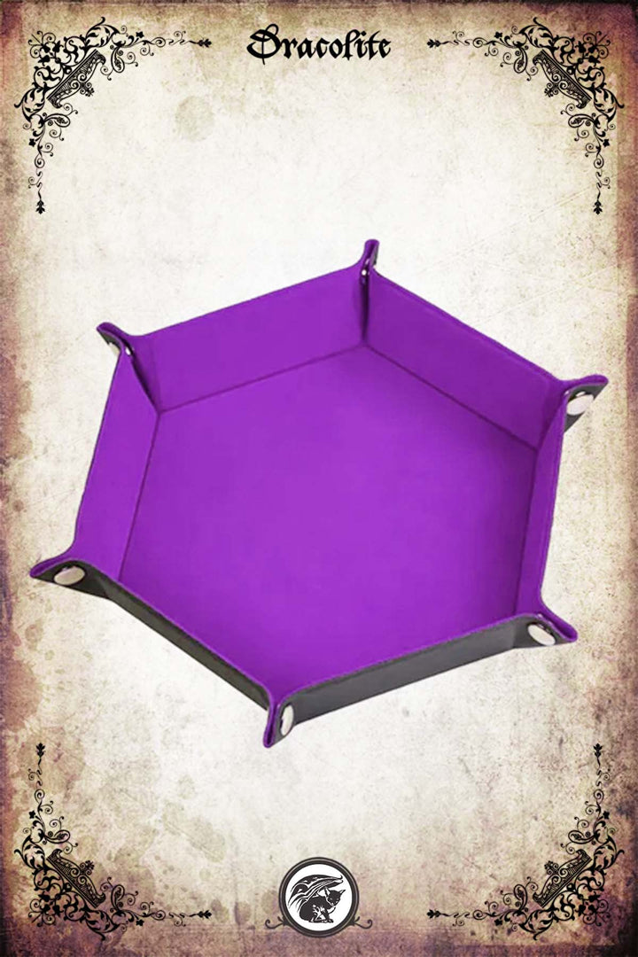 Hexagonal dice tray