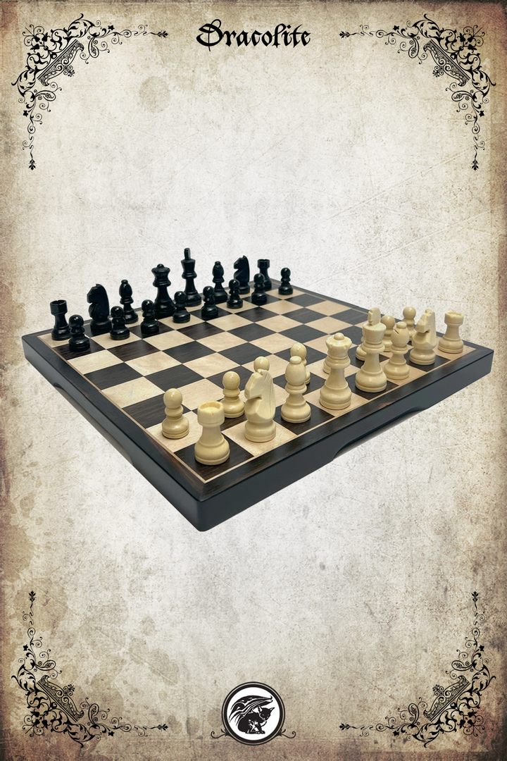 Wooden Chess Set (Foldable)