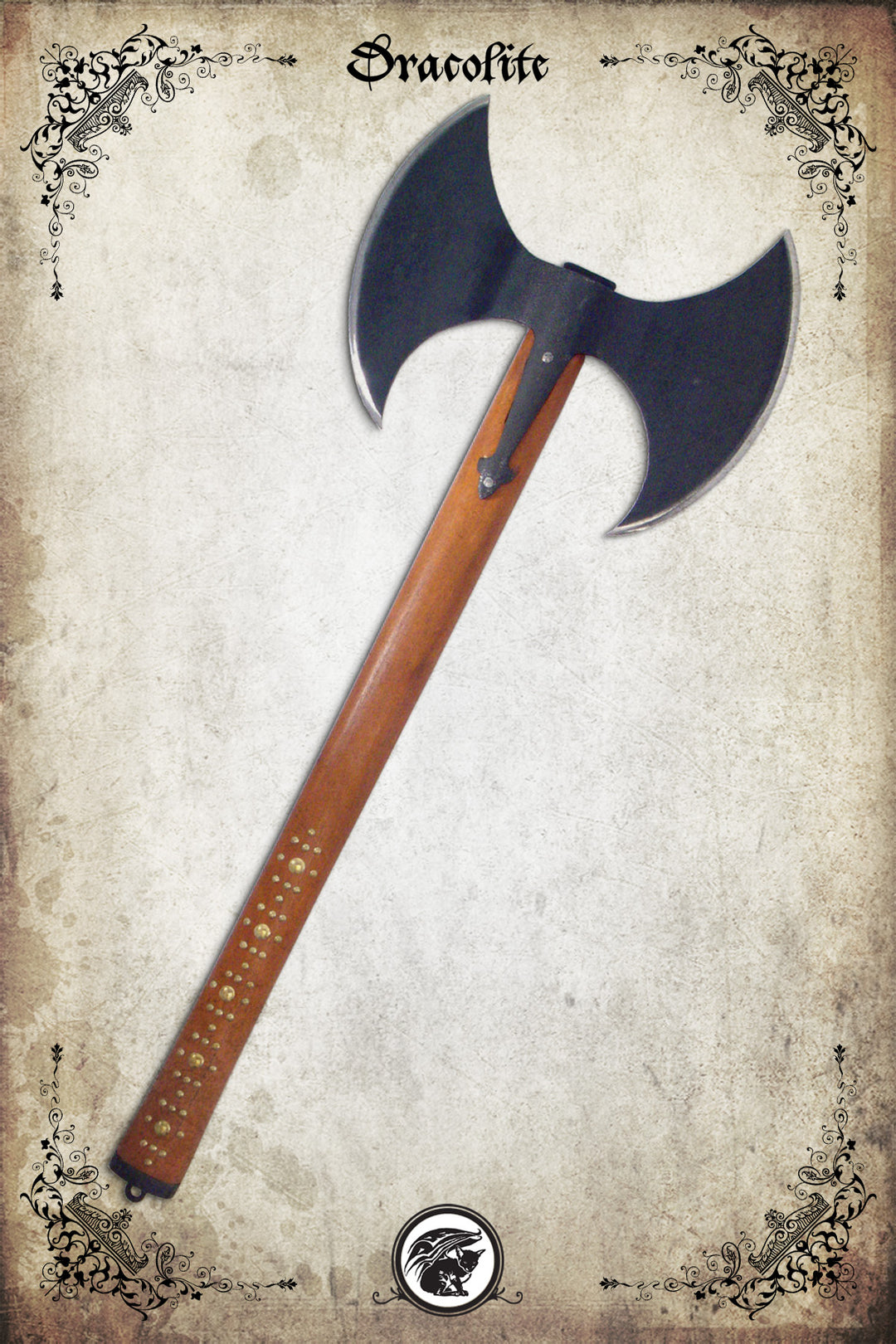 Hache double tranchant