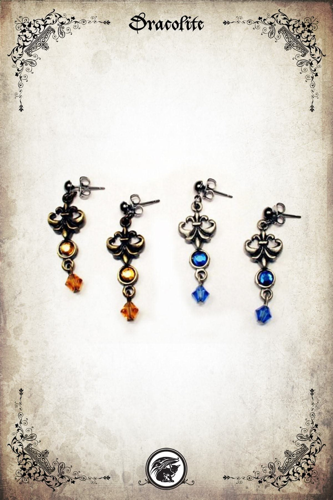 New France earrings 