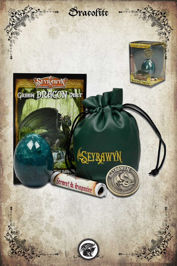 Dragon Egg and Pouch Set + Collectible Coin