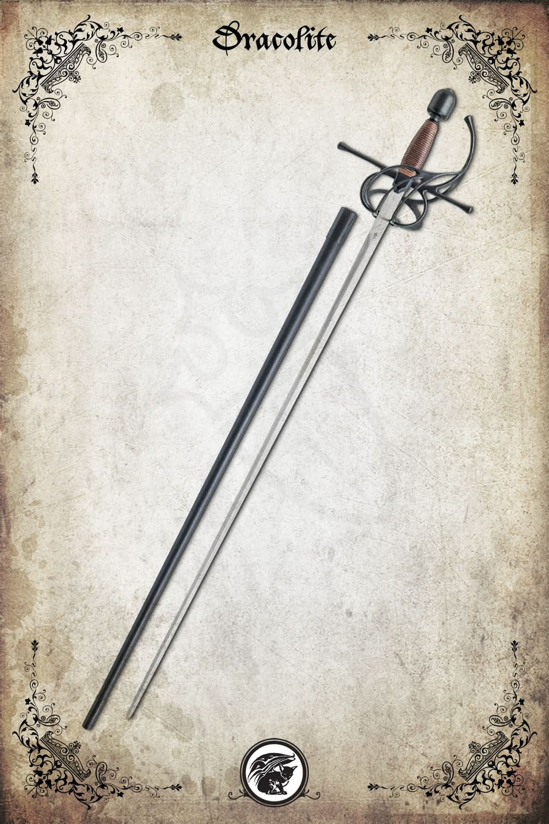 Rapière - Garde noire