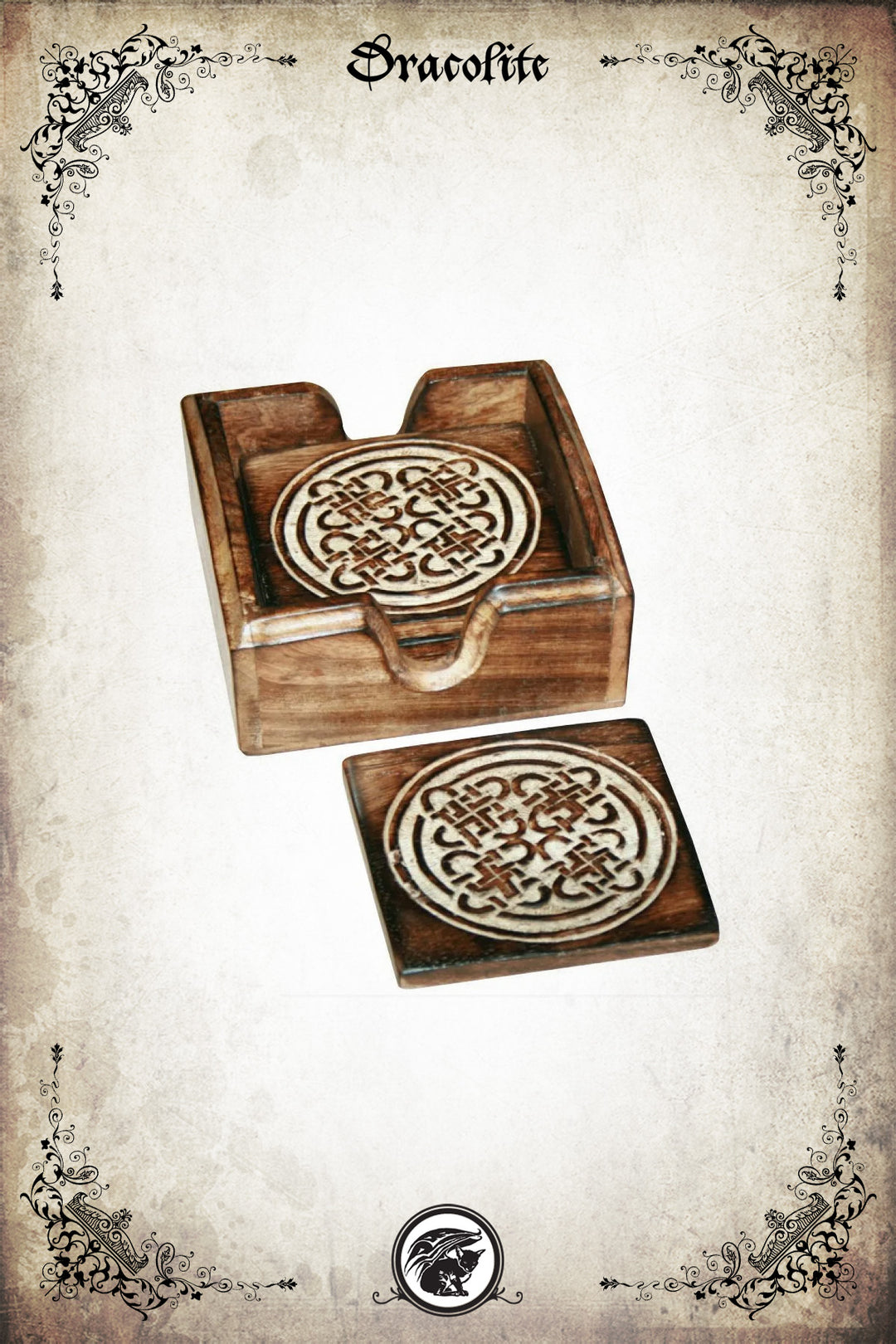 Coaster Set - Celtic Weave